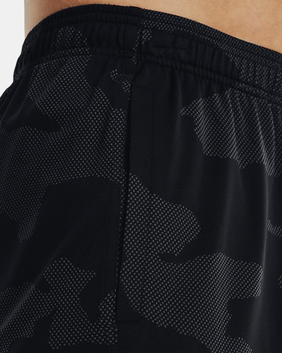 Men's UA Stretch Train Jacquard Shorts, Black, pdpMainDesktop image number 3